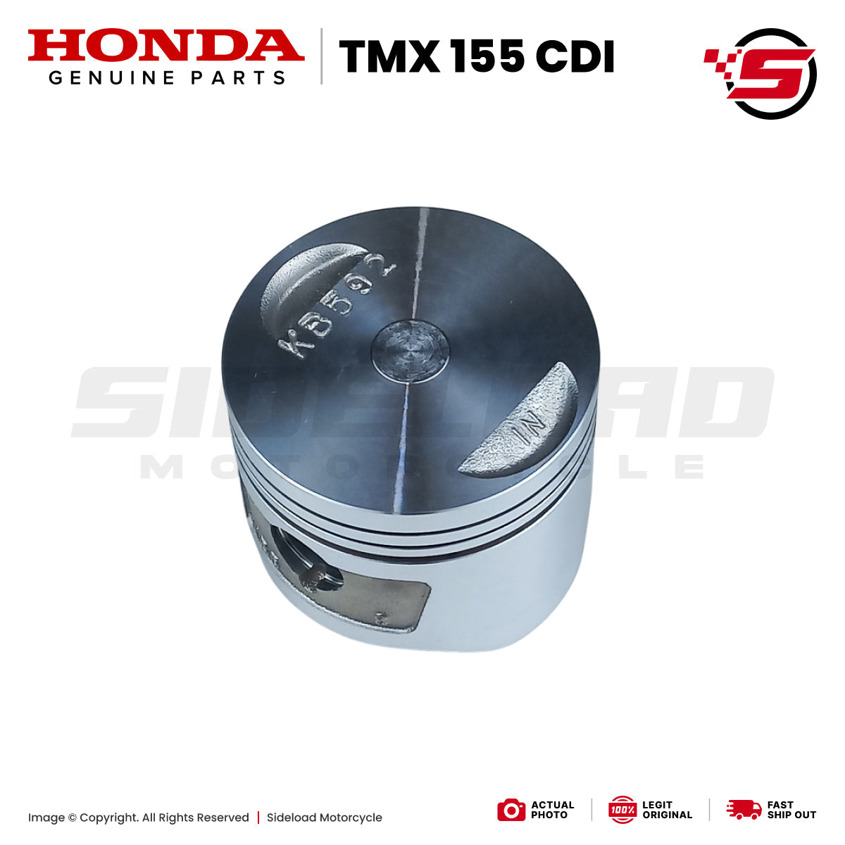 Piston STD - TMX 155 CDI - Honda Genuine (13101-KB5-921)