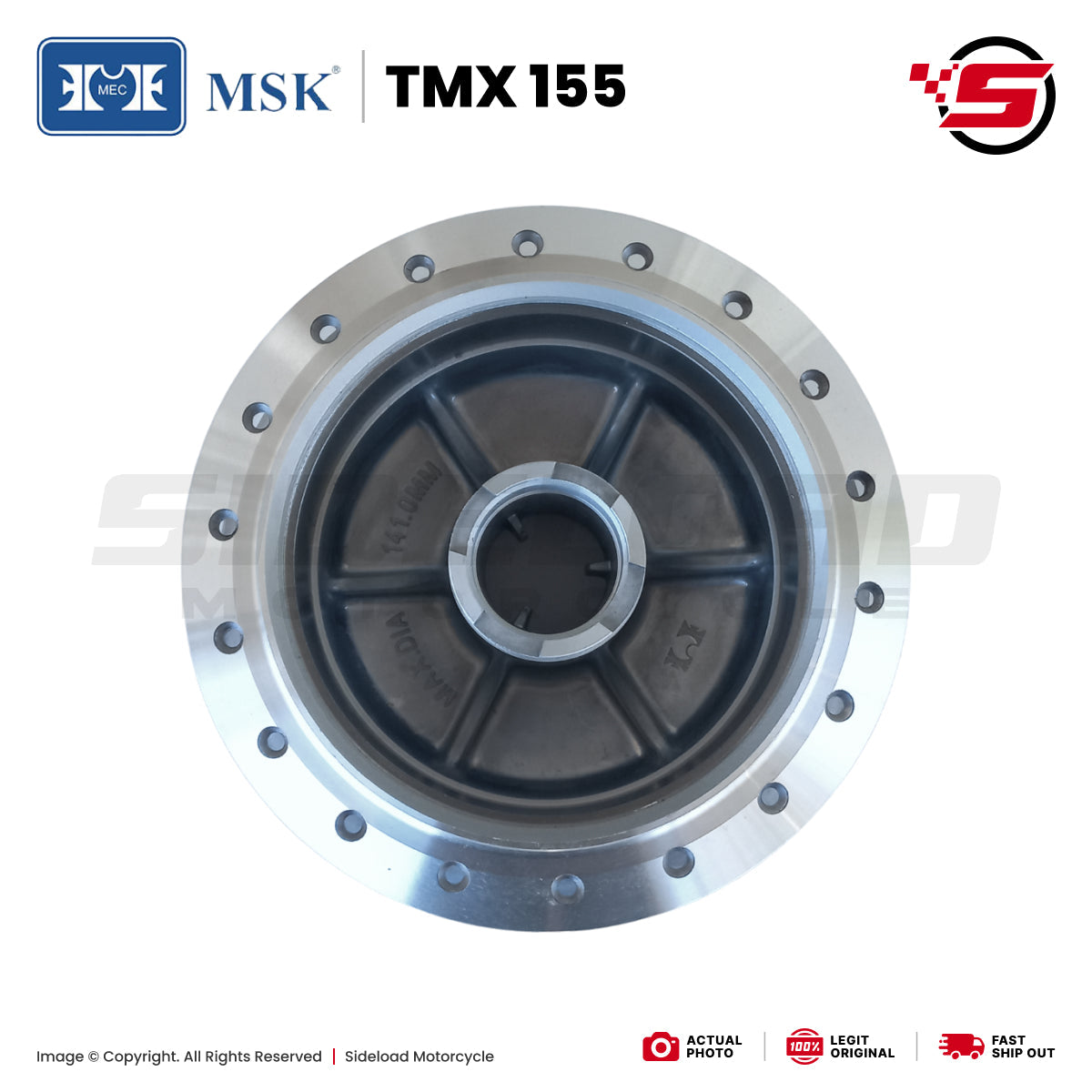 Front Hub - TMX 155 - MSK
