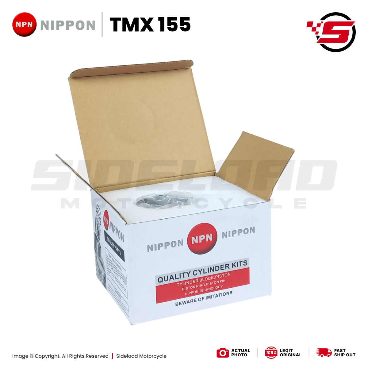 Cylinder Block Kit - TMX 155 - NPN Nippon
