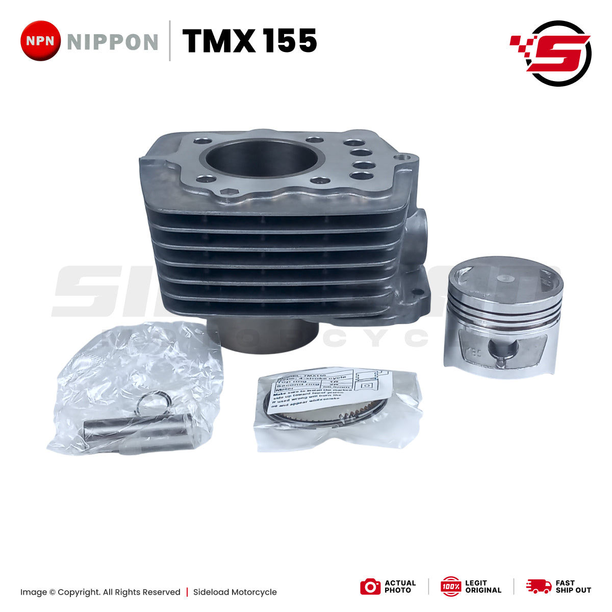 Cylinder Block Kit - TMX 155 - NPN Nippon