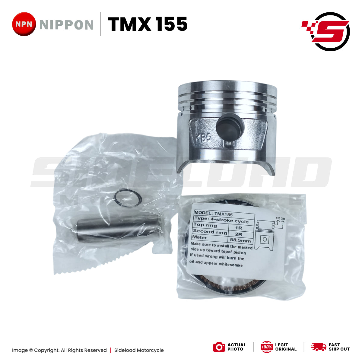 Cylinder Block Kit - TMX 155 - NPN Nippon