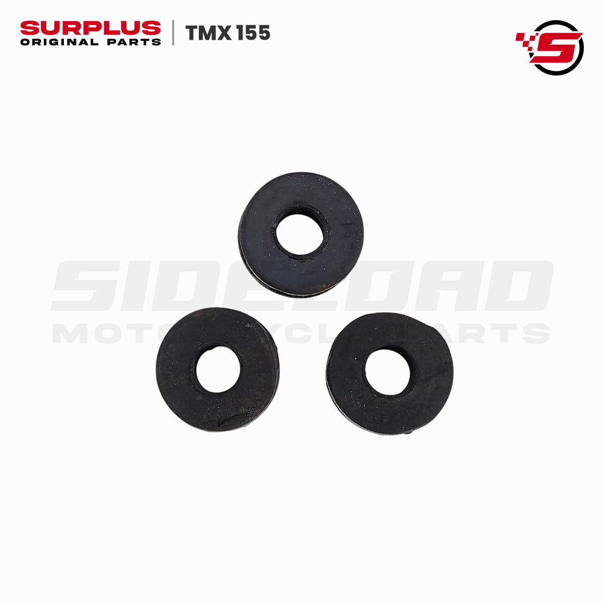 Rubber, Number Bracket Cushion - TMX 155 125 Alpha - Surplus Original (84705-292-000)