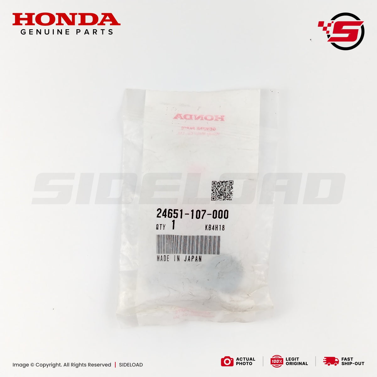 Spring, Gearshift Return - TMX 155 - Honda Genuine (24651-107-000)