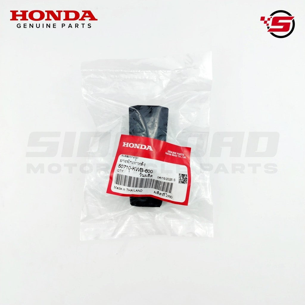 Rubber, Pillion Step - Click 125i - Honda Genuine (50710-KWB-600)