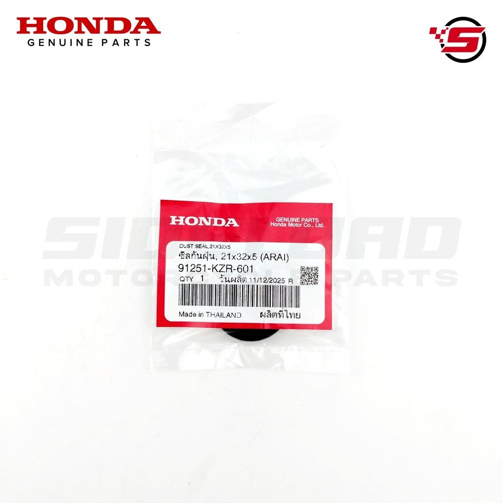 Dust Seal, 21x32x5 (Front Wheel) - Click 125i - Honda Genuine (91251-KZR-601)