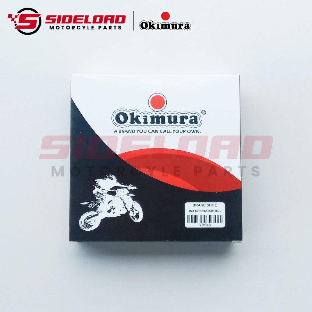 Brake Shoe, Front - Supremo, CB125CL, Beat, Rusi TC - Okimura