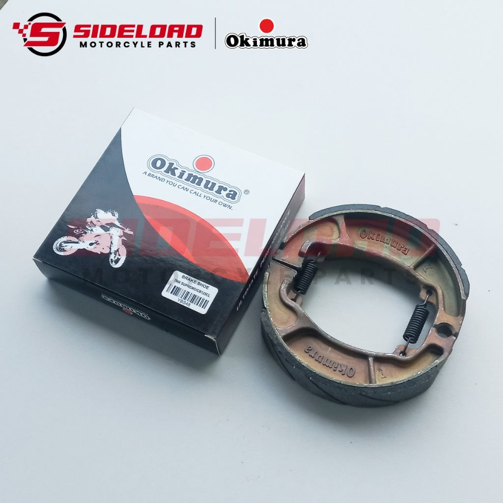 Brake Shoe, Front - Supremo, CB125CL, Beat, Rusi TC - Okimura