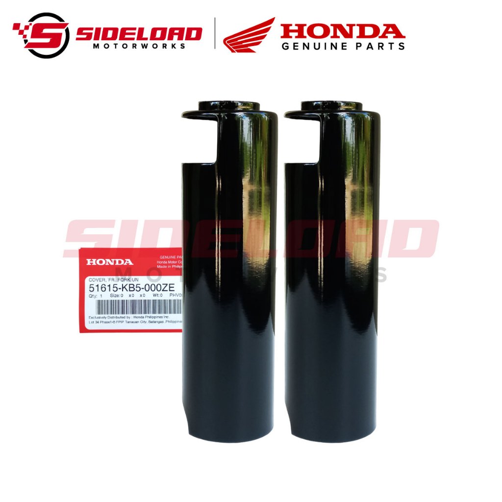Fork Cover Lower - Black (L&R) - TMX 155 - Honda Genuine (51615-KB5-000ZE)