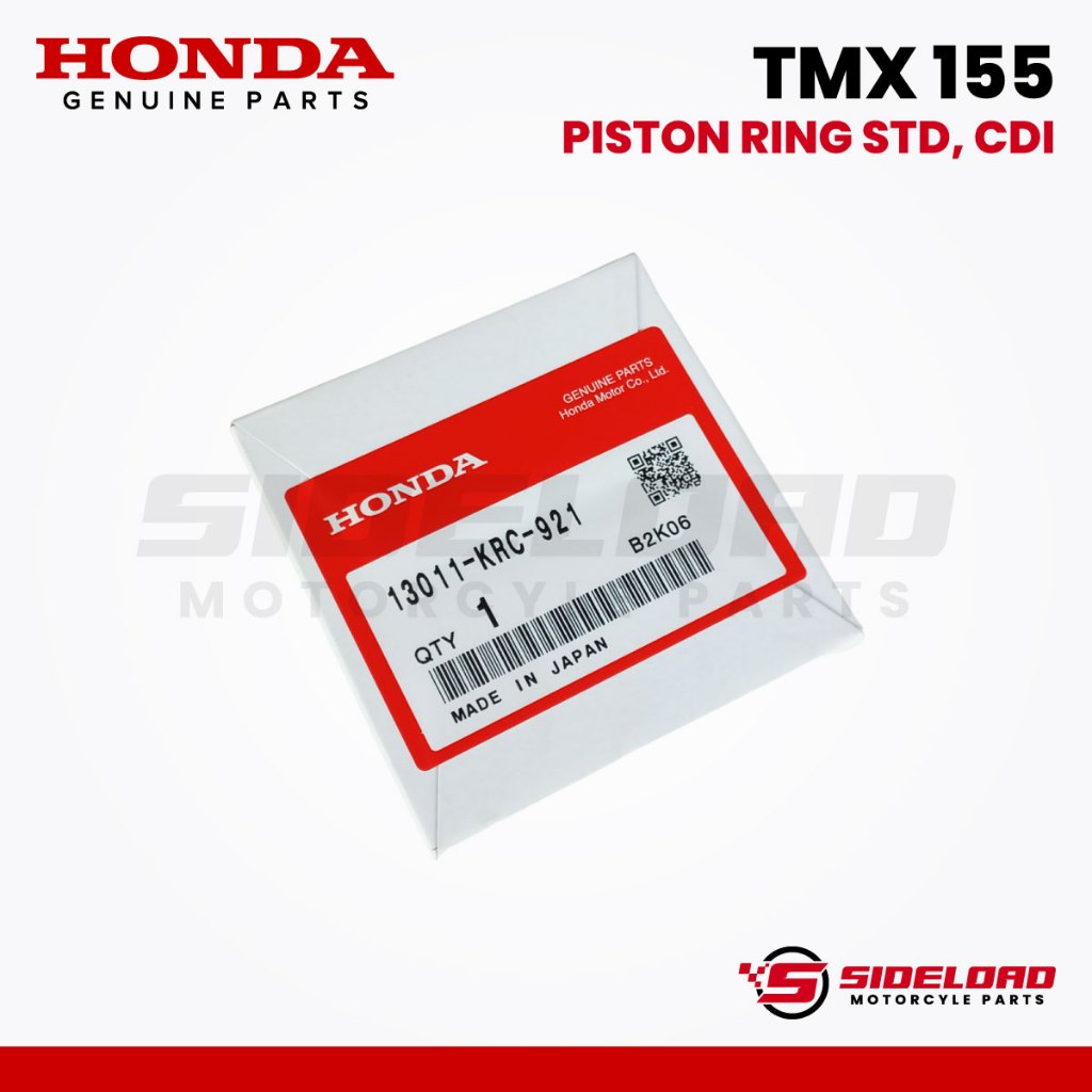 Piston Ring STD - TMX 155 CDI - Honda Genuine (13011-KRC-921)