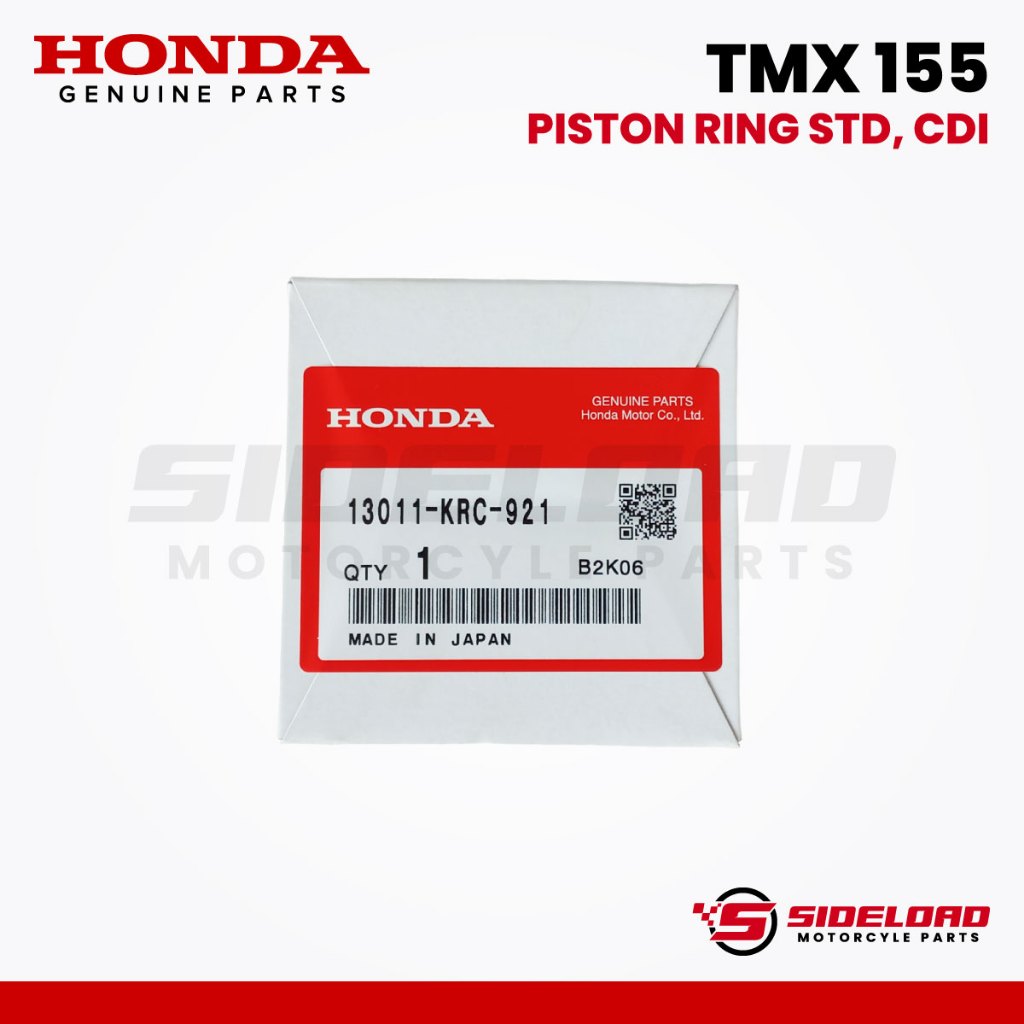 Piston Ring STD - TMX 155 CDI - Honda Genuine (13011-KRC-921)