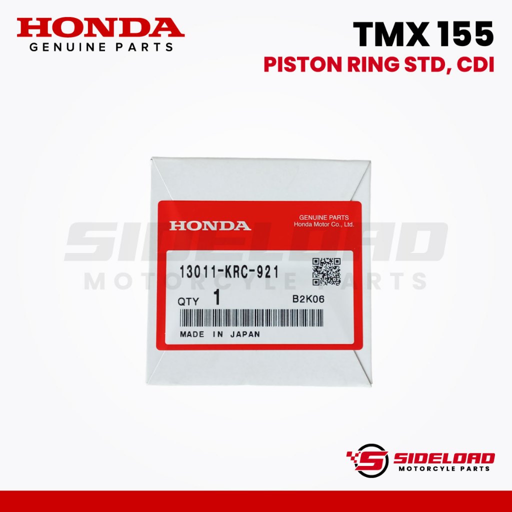 Piston Ring STD - TMX 155 CDI - Honda Genuine (13011-KRC-921)