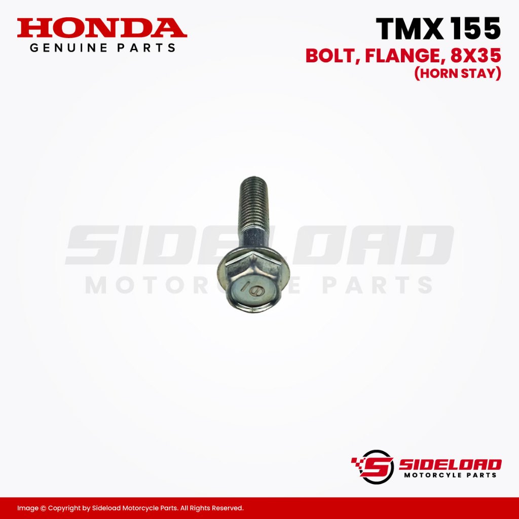 Bolt, Flange, 8x35 (Horn Stay) - TMX 155 - Honda Genuine (95701-08035-00)