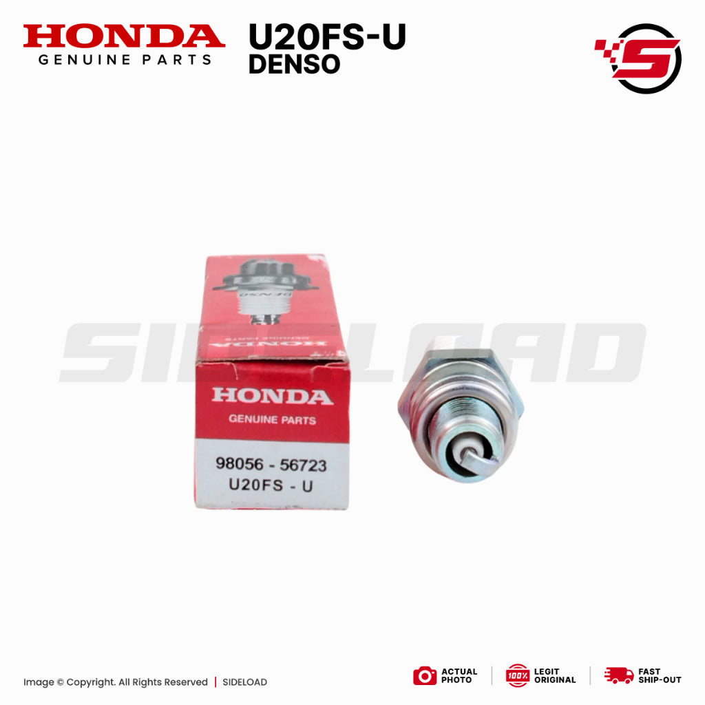Plug, Spark (U20FS-U) (Denso) - Wave 100 110, XRM 110, Bravo - Honda Genuine (98056-56723)