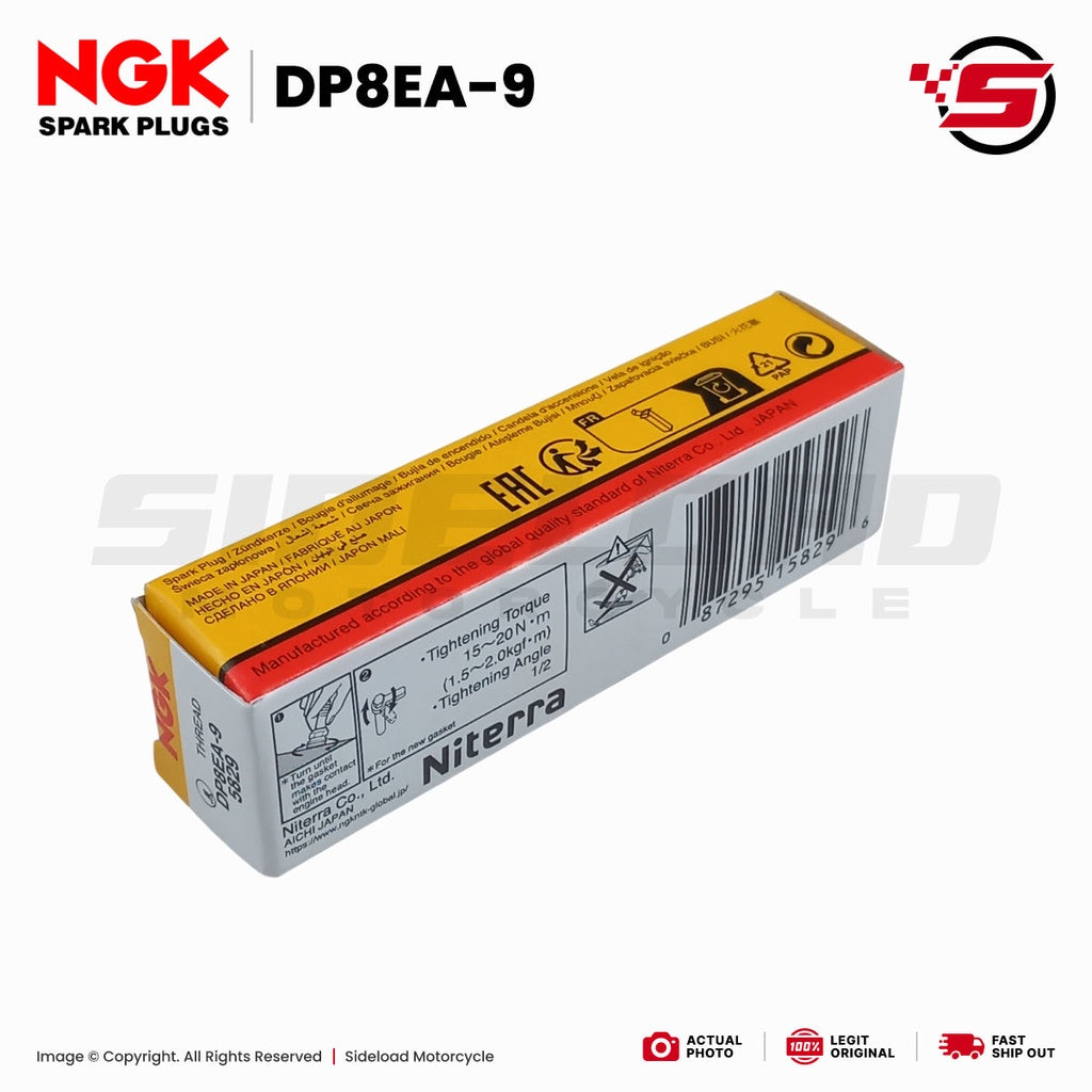 Plug, Spark (DP8EA-9) - NGK - TMX 155