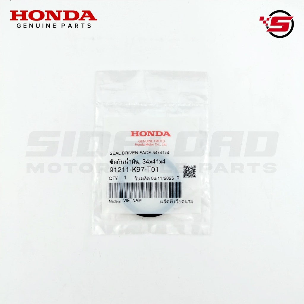 Seal, Driven Face, 34-41-4 - Click 125i - Honda Genuine (91211-K97-T01)