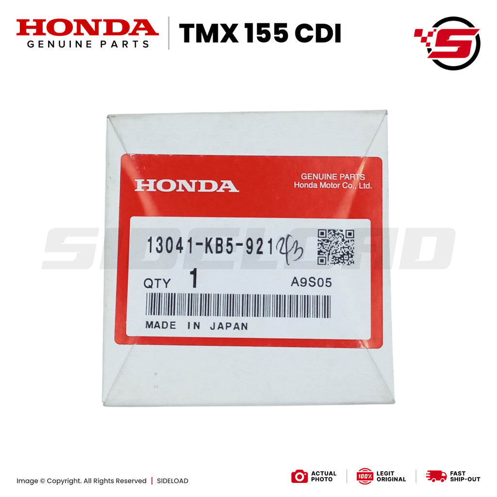 Ring Set, Piston (0.75) - TMX 155 CDI - Honda Genuine (13041-KB5-921)