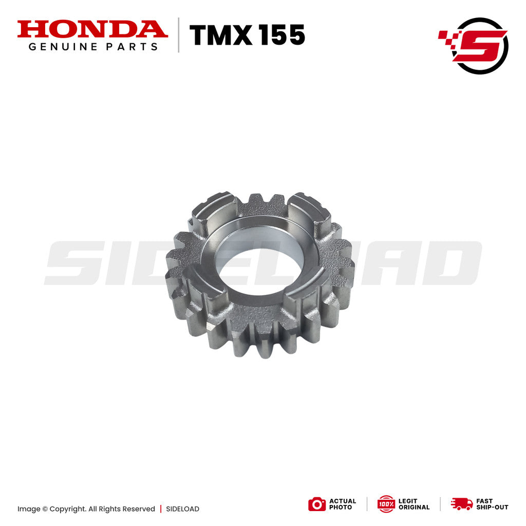 Gear, Mainshaft 3rd (22T) - TMX 155 - Honda Genuine (23461-KCS-650)