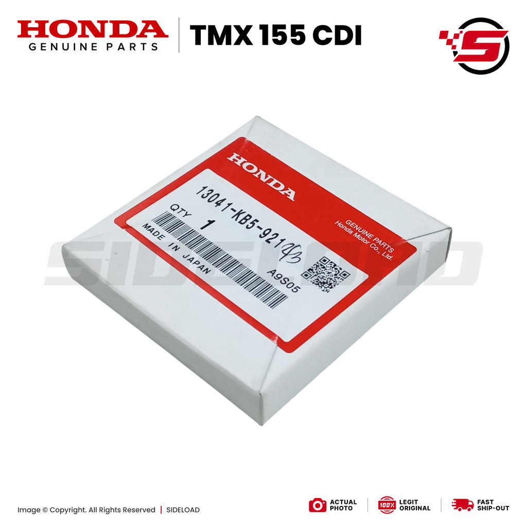 Ring Set, Piston (0.75) - TMX 155 CDI - Honda Genuine (13041-KB5-921)