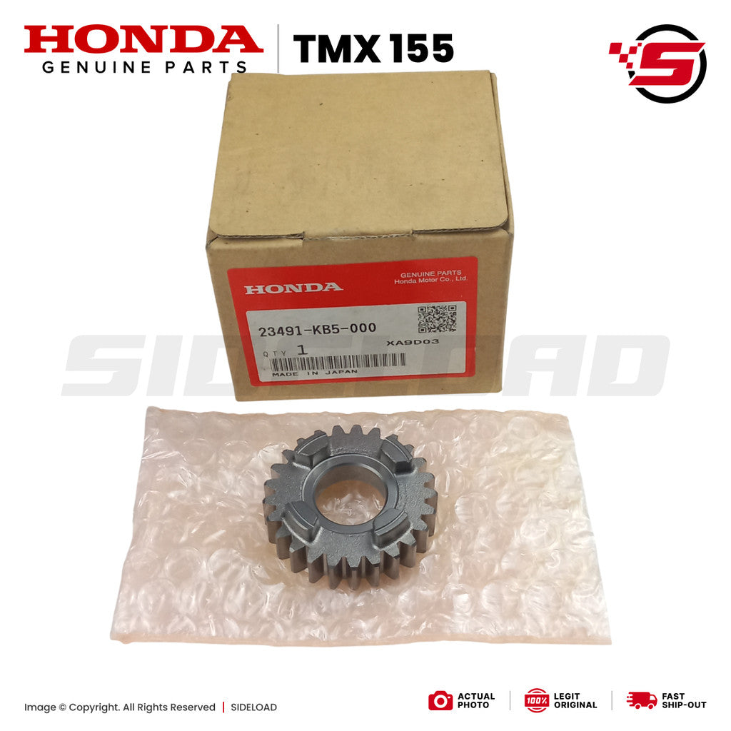 Gear, Countershaft Fourth (25T) - TMX 155 - Honda Genuine (23491-KB5-000)