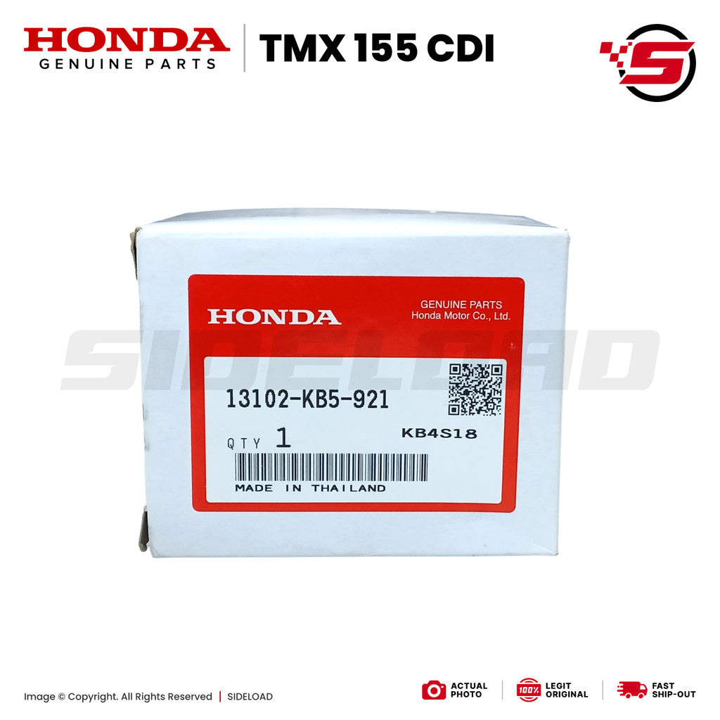 Piston, 0.25 - TMX 155 CDI - Honda Genuine (13102-KB5-921)