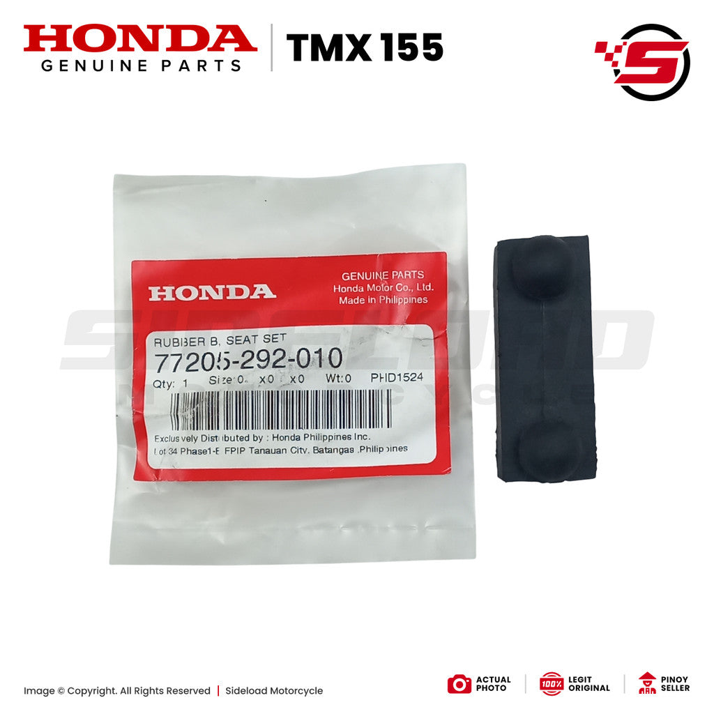Rubber B, Seat Setting - TMX 155 125 Alpha - Honda Genuine (77205-292-010)