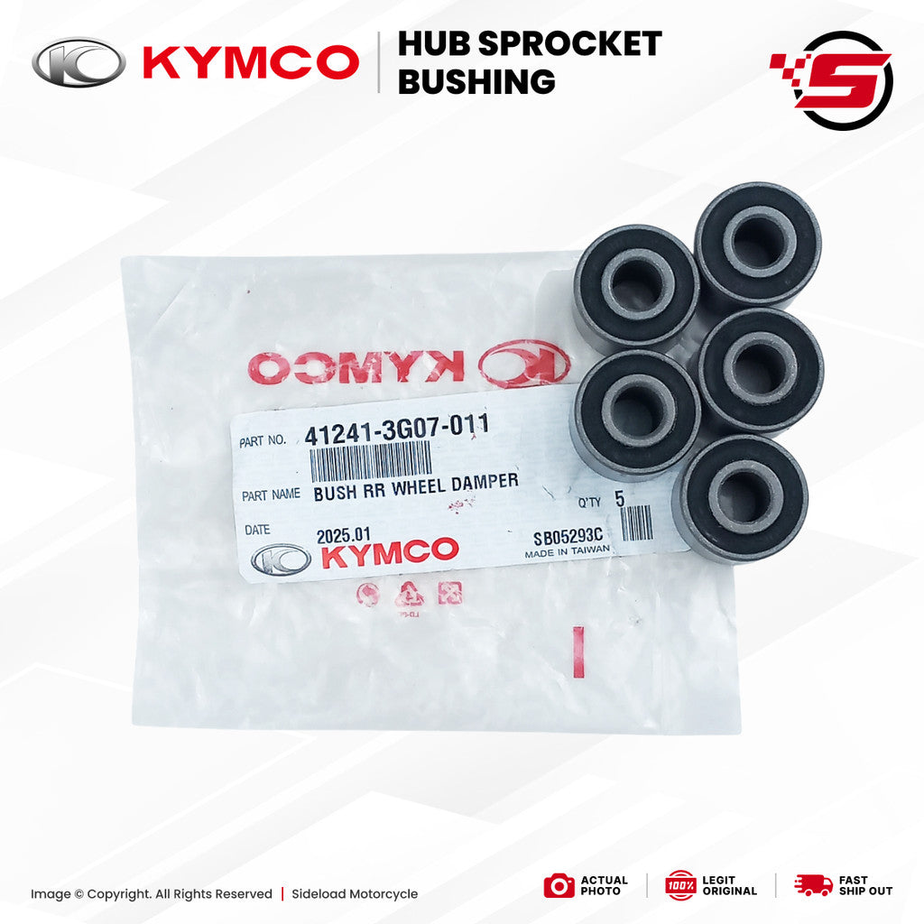 Hub Sprocket Bushing - 1 Set (5 pcs.) - TMX 155 125 Alpha / Rusi TC / Etc. - Kymco (41241-3G07-011)