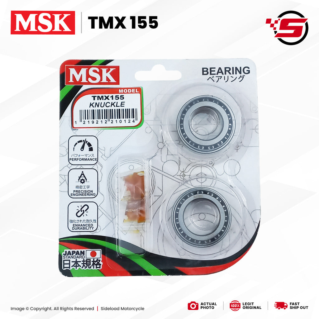 T-Post Knuckle Bearing - Upper & Lower Set - TMX 155 - MSK