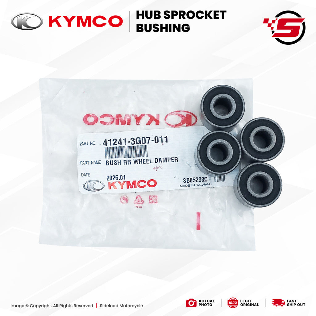 Hub Sprocket Bushing (4 pcs.) - TMX 155 125 Alpha, Rusi TC, Skygo, etc - Kymco (41241-3G07-011)