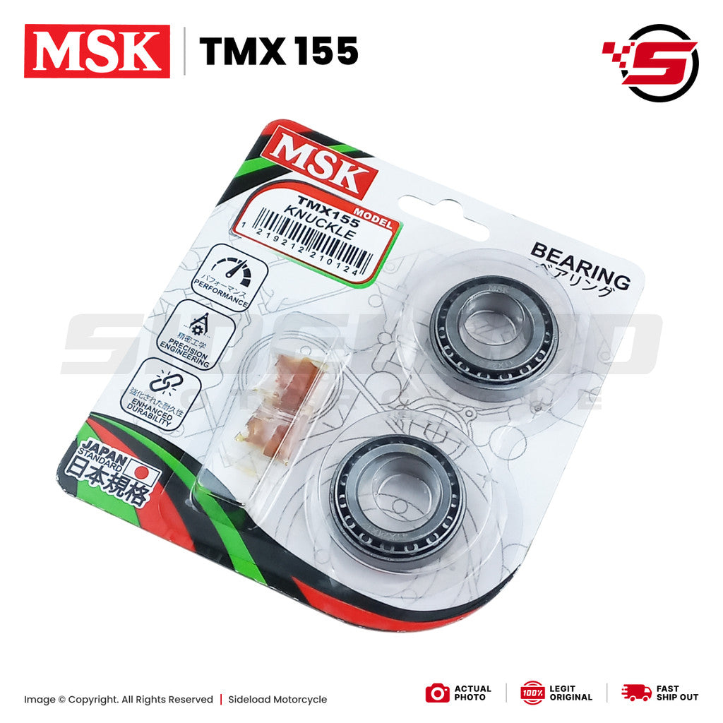 T-Post Knuckle Bearing - Upper & Lower Set - TMX 155 - MSK