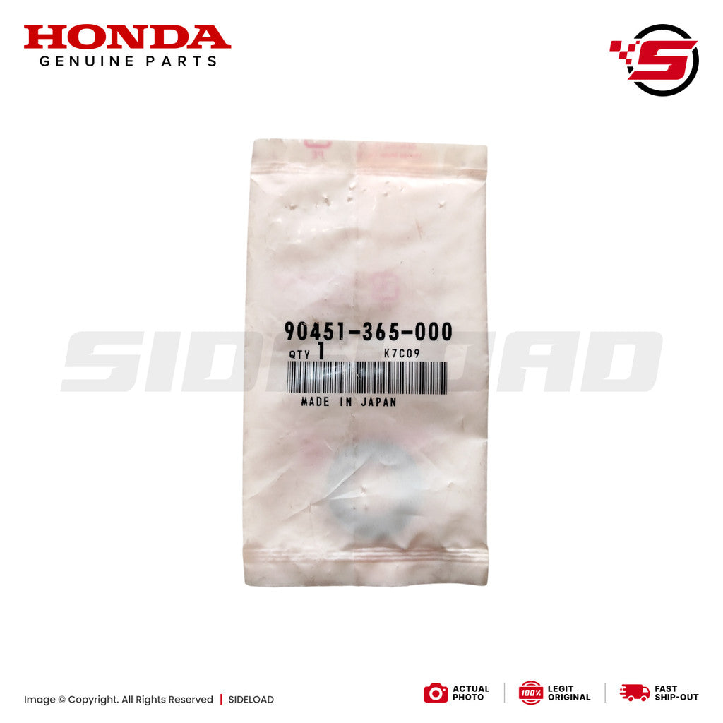 Washer, Thrust, 15mm (Countershaft) - TMX 155, XR200, Universal - Honda Genuine (90451-365-000)