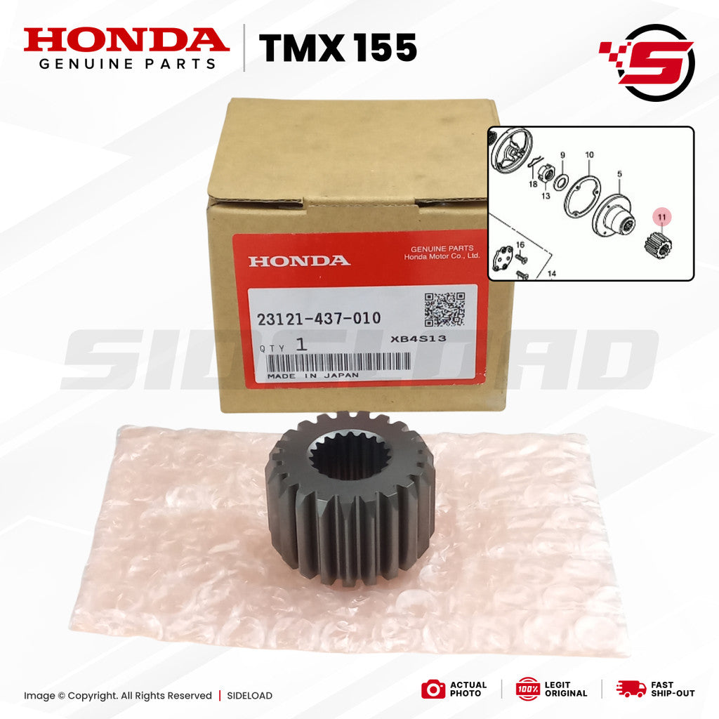 Gear, Primary Drive (21T) - TMX 155 - Honda Genuine (23121-437-010)