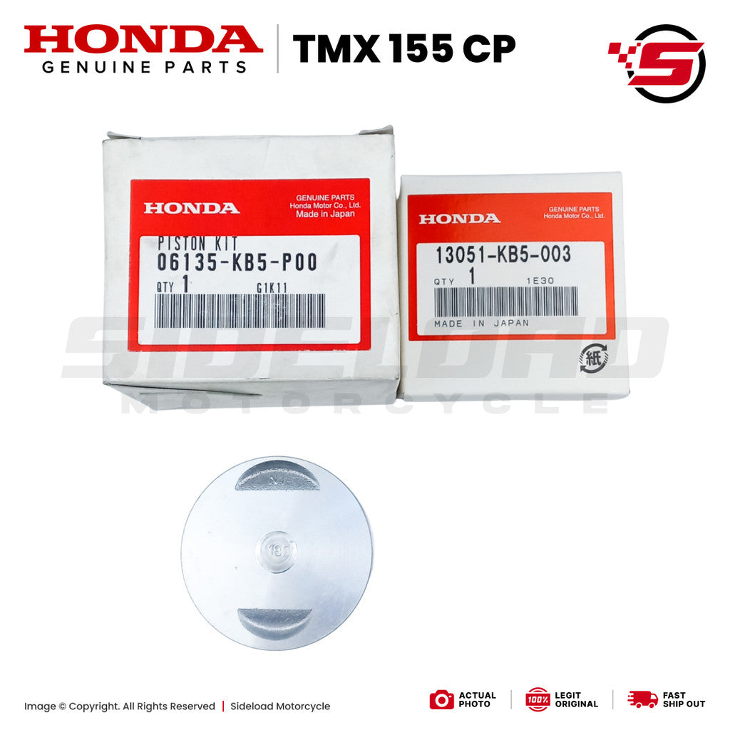 Piston Kit (1.00) - TMX 155 CP - Honda Genuine (06135-KB5-P00)