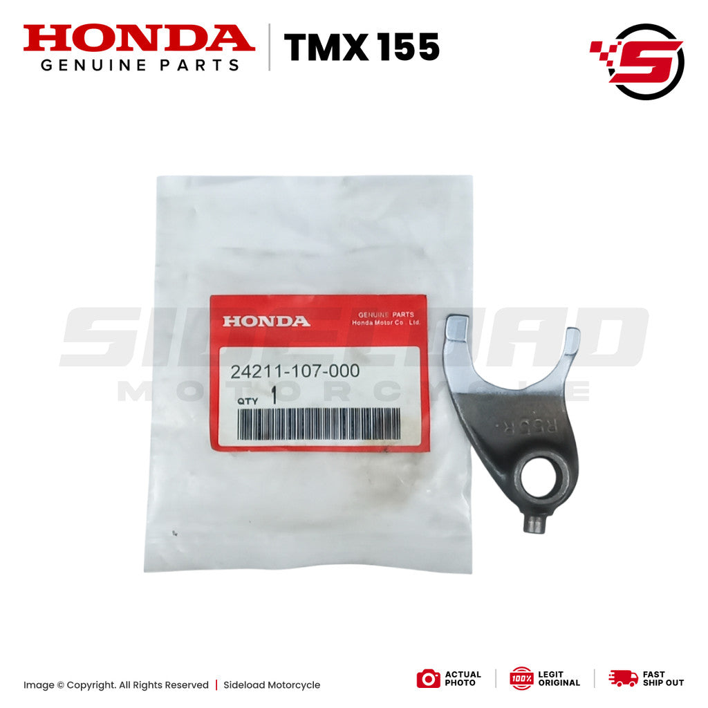 Fork, R. Gearshift - TMX 155 - Honda Genuine (24211-107-000)