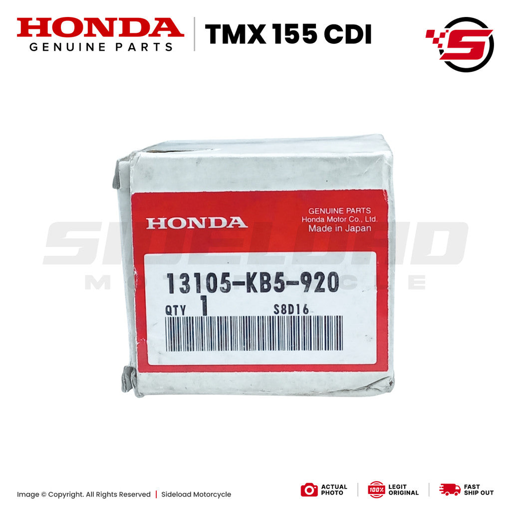 Piston (1.00) - TMX 155 CDI - Honda Genuine (13105-KB5-920)