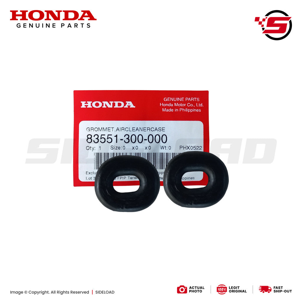 Rubber Grommet, Side Cover - 1 Set (6 pcs) - TMX 155 - Honda Genuine