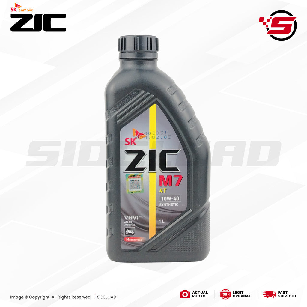 Engine Oil, M7 10W-40 (Synthetic) - SK ZIC