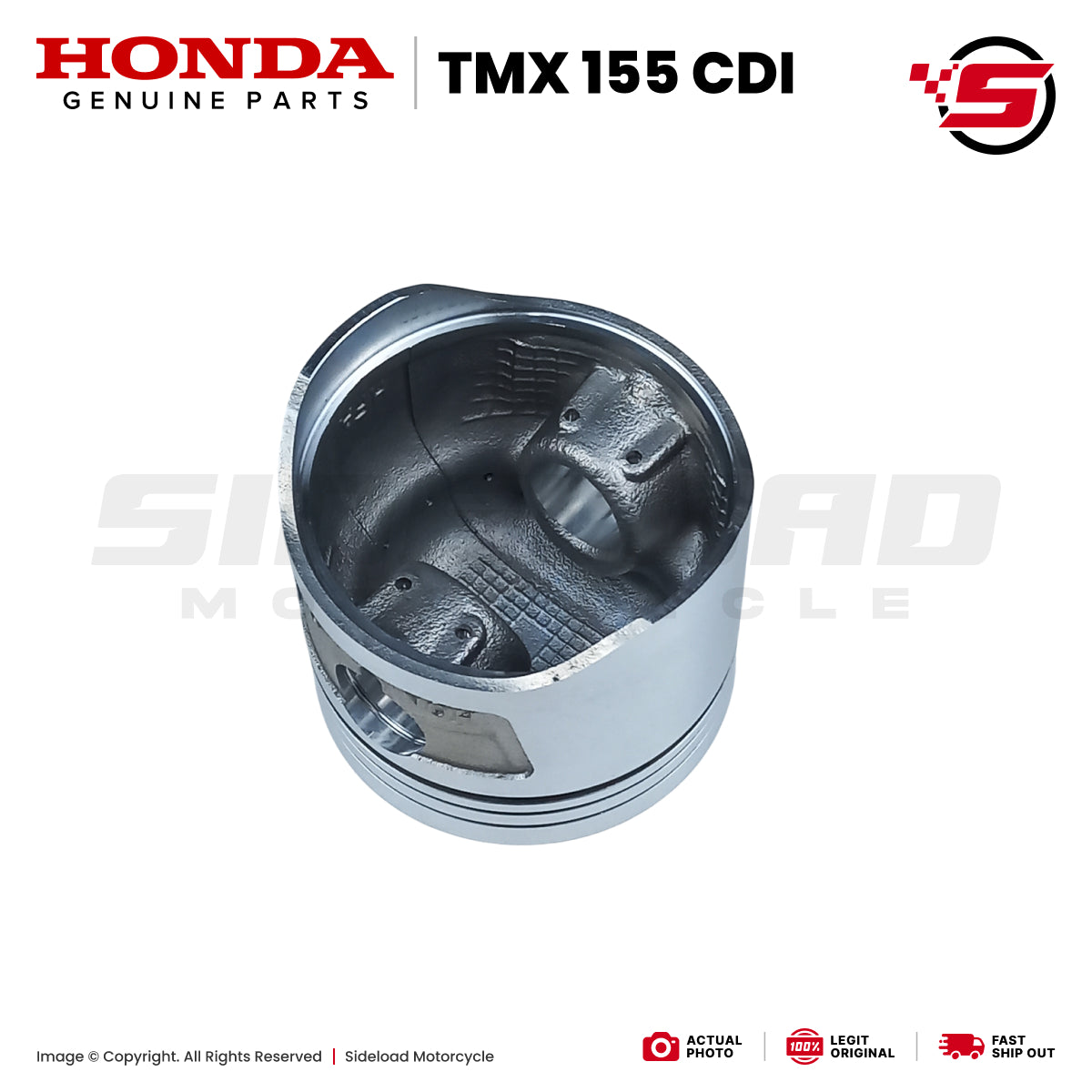 Piston STD - TMX 155 CDI - Honda Genuine (13101-KB5-921)