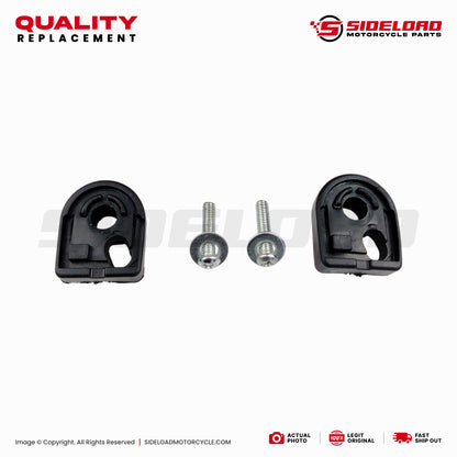 Winker Signal Light with Rubber & Screw - Clear (2 pcs.) - TMX155, TMX125 Alpha, XRM, XR200 - Quality Replacement