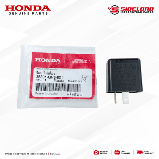 Relay, Flasher - TMX, XRM 125, RS 125, Universal - Honda Genuine (38301-GN5-801)