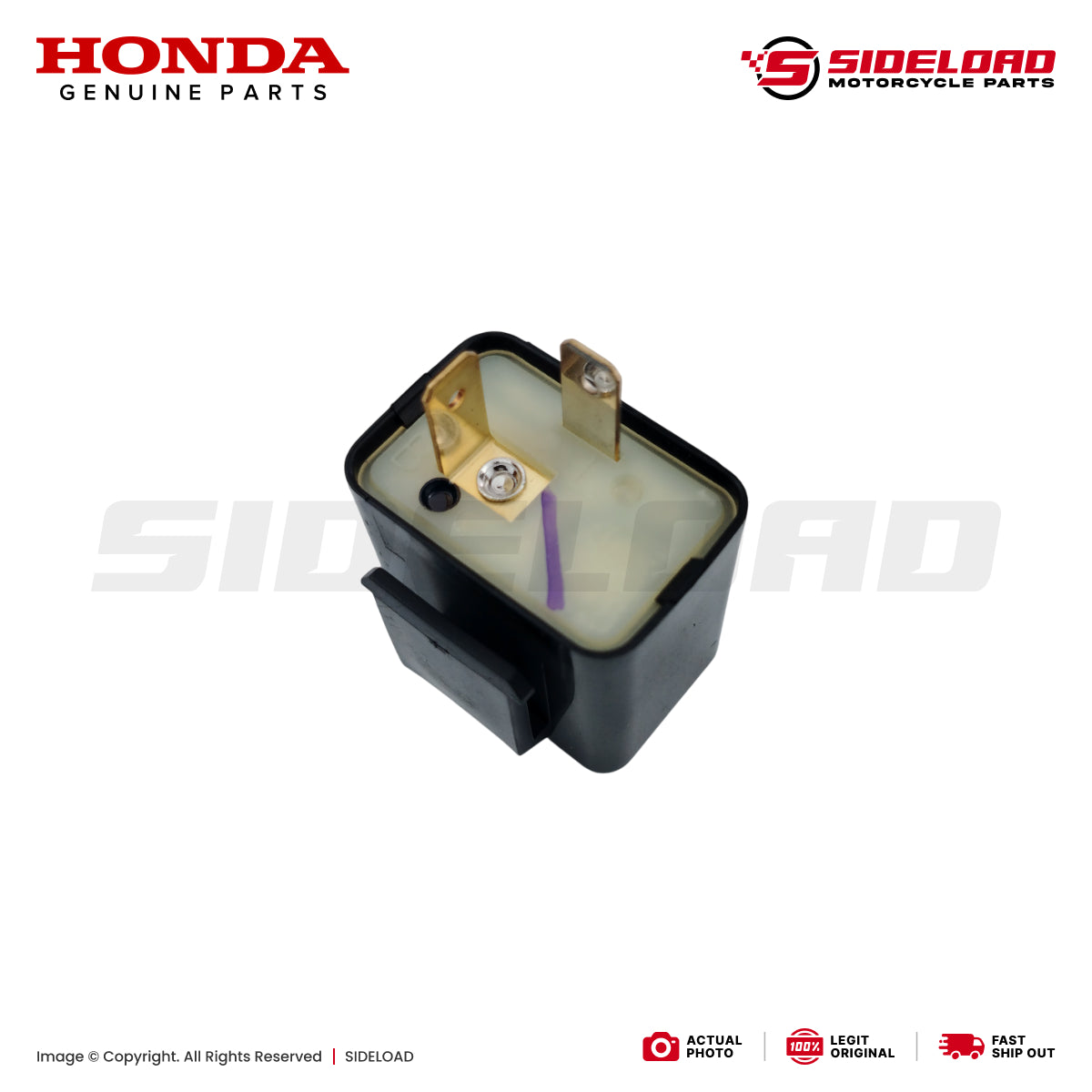 Relay, Flasher - TMX, XRM 125, RS 125, Universal - Honda Genuine (38301-GN5-801)