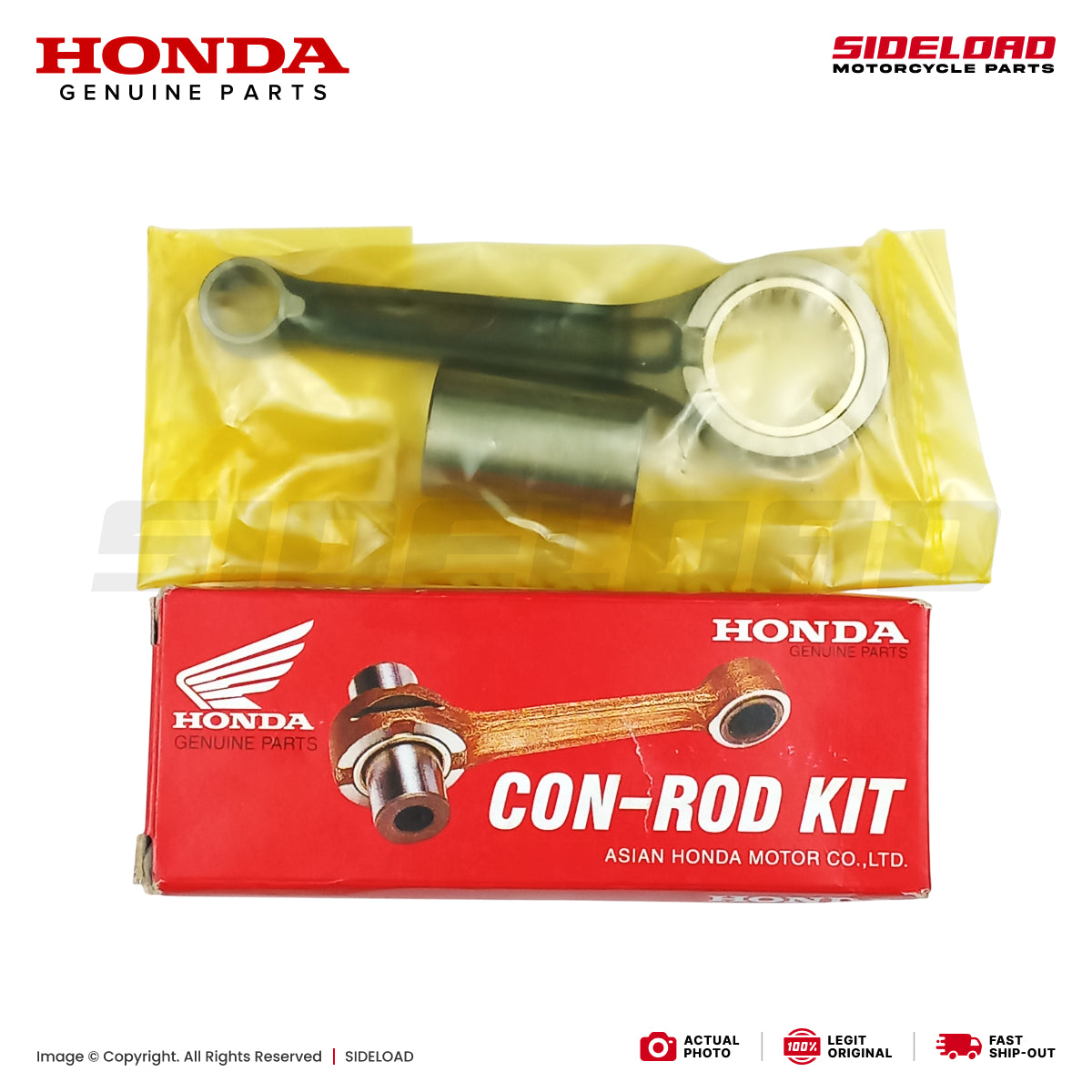 Rod Kit, Connecting - Wave 125, XRM 125 - Honda Genuine (06381-KPH-900)