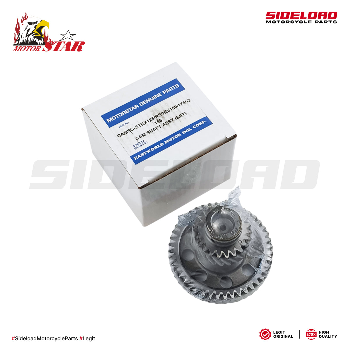 Timing Gear Camshaft Assembly - StarX 125 150, TMX155, Rusi TC - Motorstar