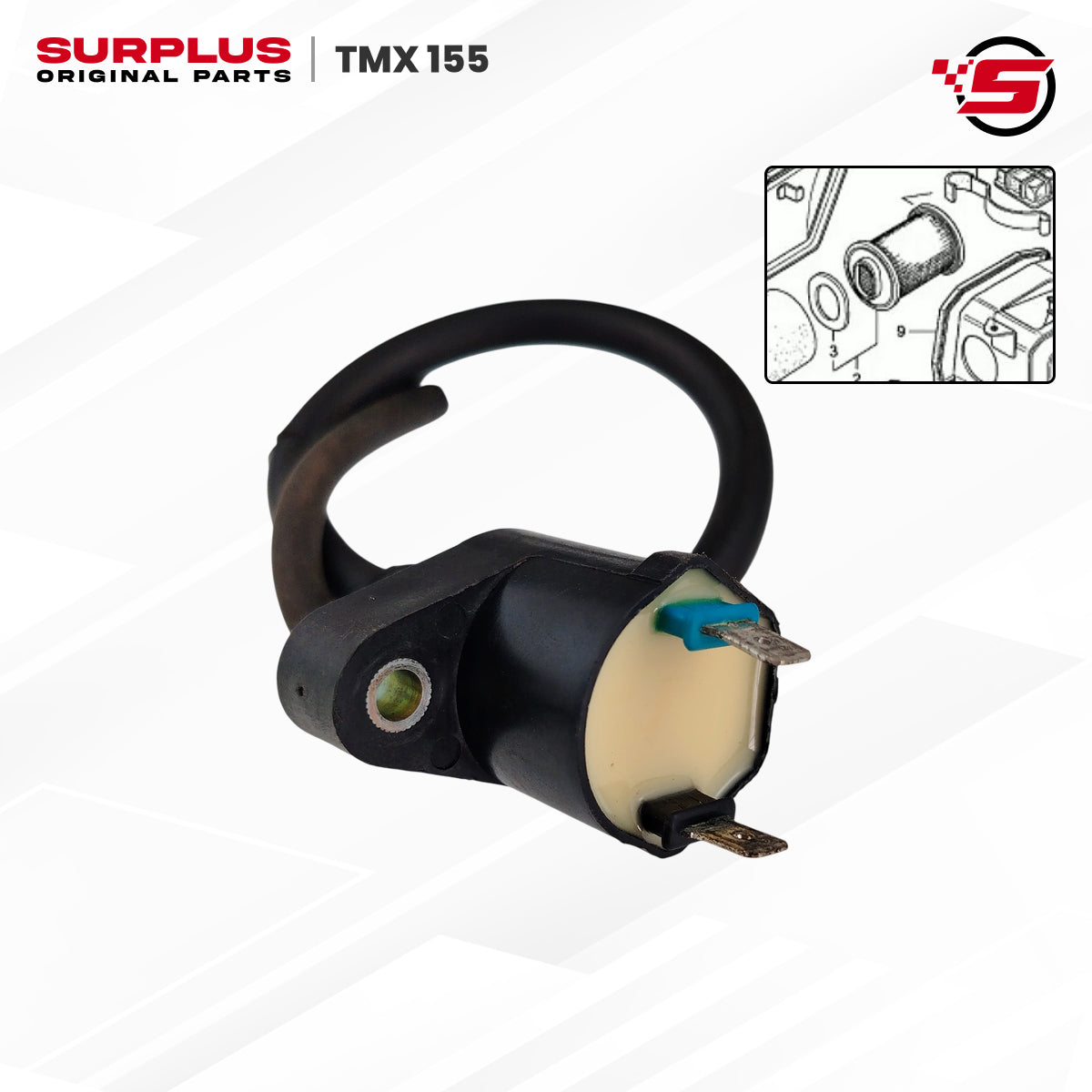Coil Component, Ignition - TMX 155 - Surplus Original (30510-KY0-980)