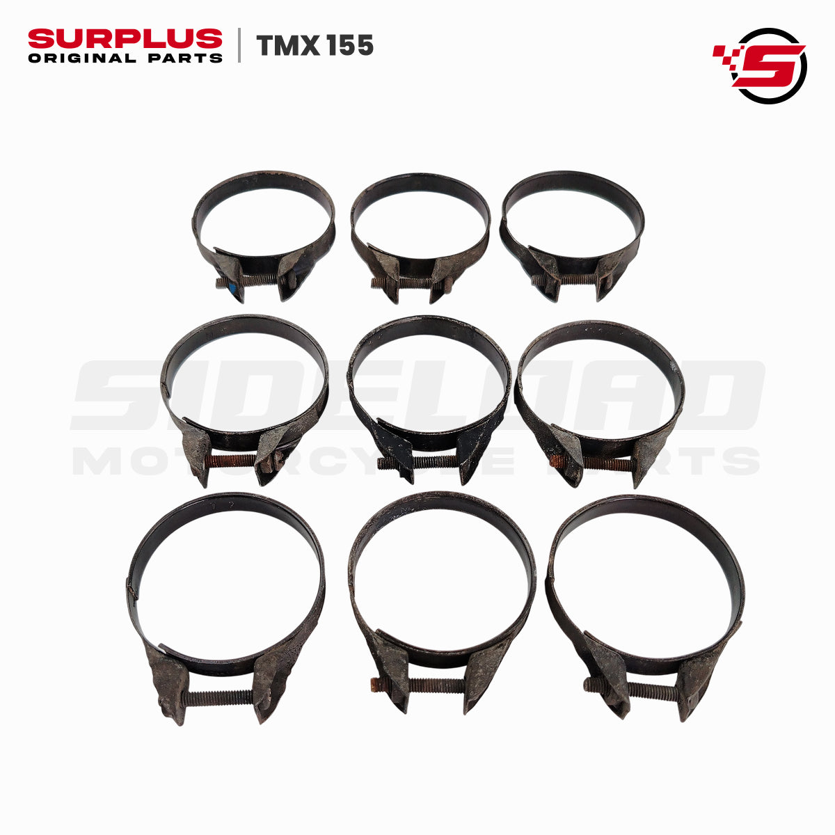Clamp, Air Cleaner Connecting Tube - TMX 155 - Surplus Original (95018-46250)