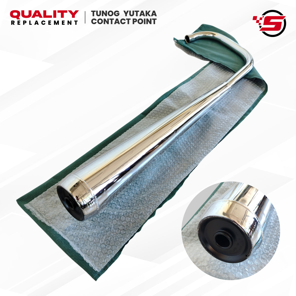 BT Pipe (Tunog Yutaka Contact Point) - TMX 155 125 Alpha, Rusi, Skygo, Euro, Motorstar, Pinoy, etc. - Quality Replacement