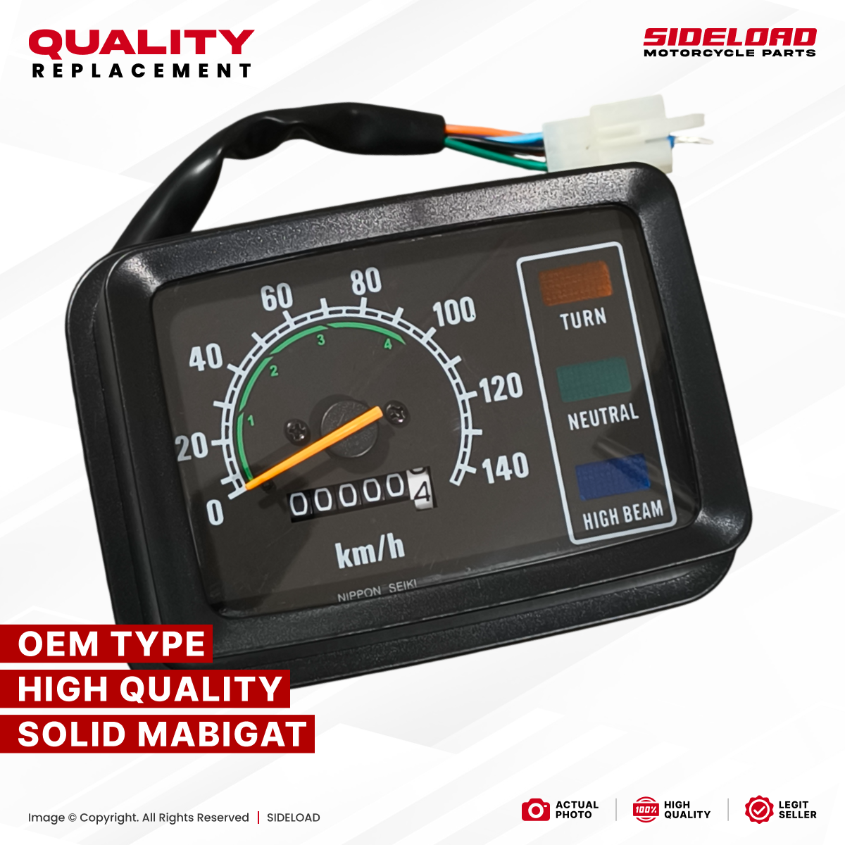 Speedometer Assembly (OEM Type) - TMX 155 - Quality Replacement