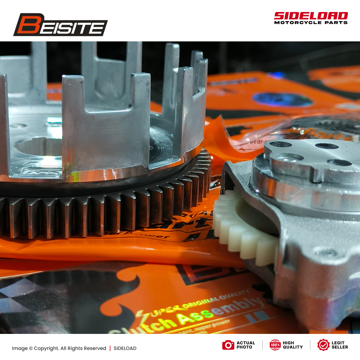 Brusko Pang-gilid Set High Speed (70T - 37T - 21T) - TMX 155 125, Rusi, Skygo, Euro, Motoposh, etc. - Beisite