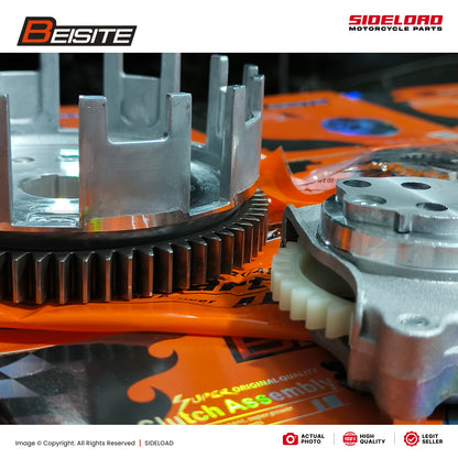 Brusko Pang-gilid Set High Speed (70T - 37T - 21T) - TMX 155 125, Rusi, Skygo, Euro, Motoposh, etc. - Beisite