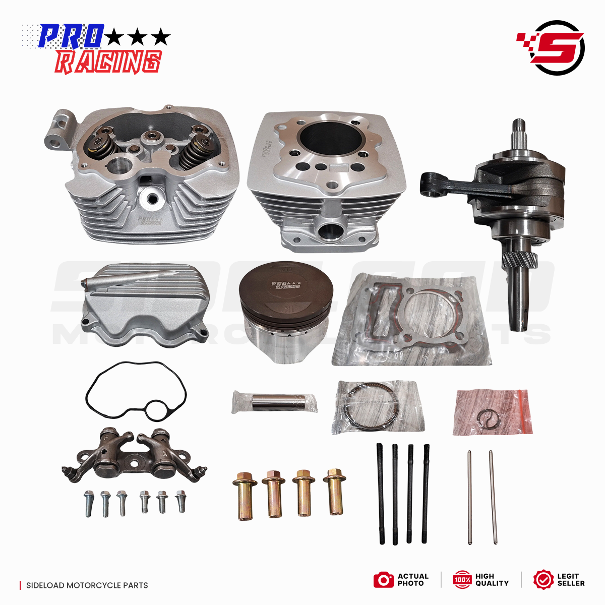 210cc Conversion Kit Brusko - TMX 155 125, Rusi, Skygo, Euro, Motoposh, etc. - Pro Racing (FREE Shipping)