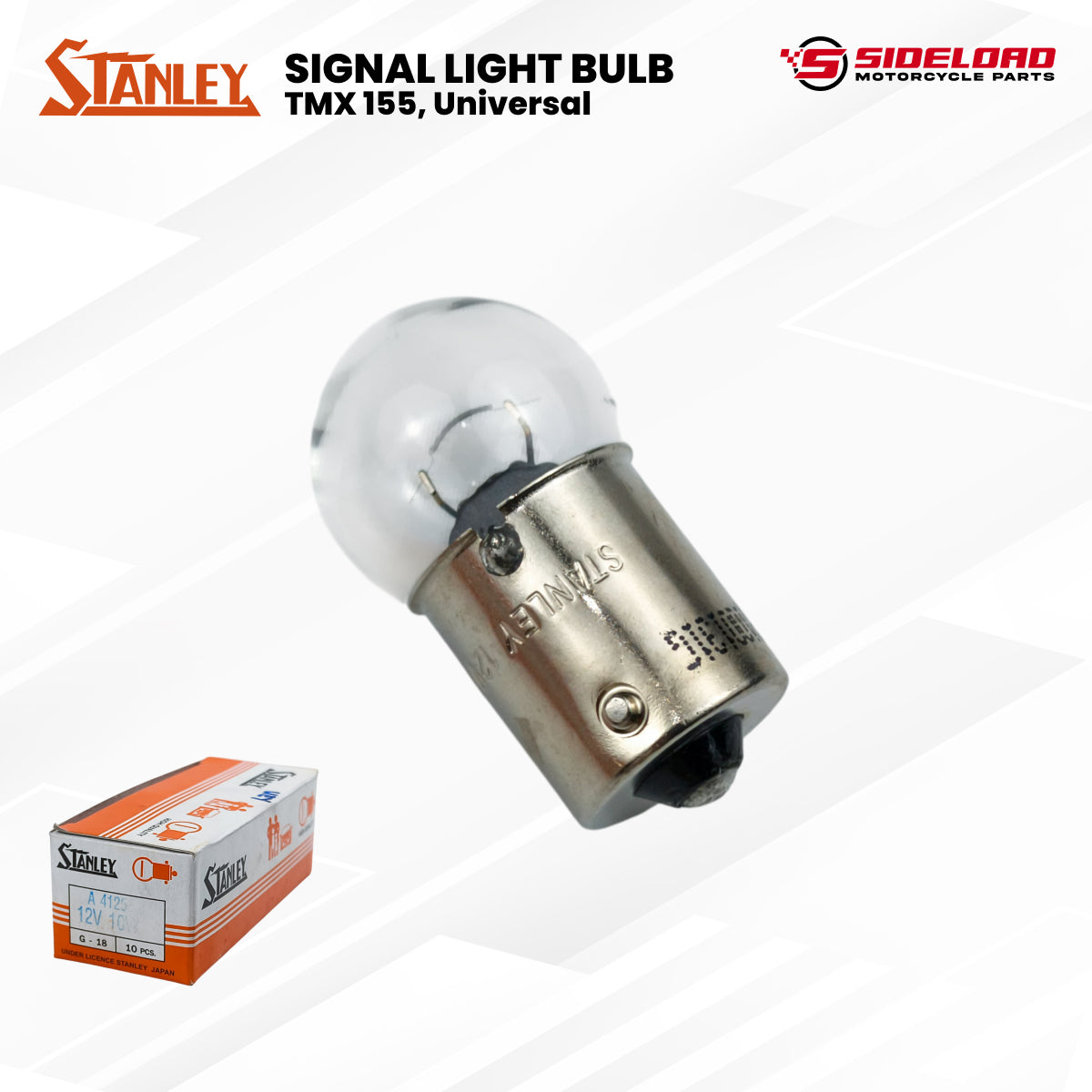 Bulb, Signal Light - 10W - G18 - TMX 155, Universal - Stanley